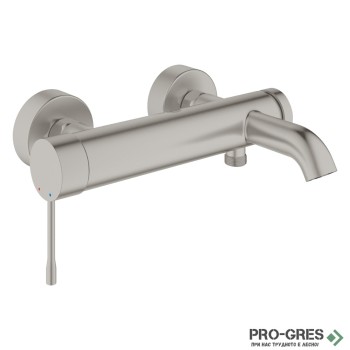 Смесител за вана/душ с чучур,Essence Supersteel,Grohe 25250DC1