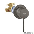 Смесител за вграждане комплект с вградено тяло Brushed Hard Graphite Grohe Essence 29197AL0