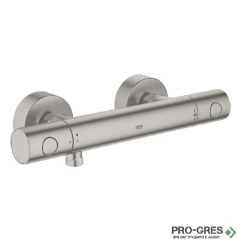 Термостатен смесител за душ,Essence Supersteel,Grohe 34065DC2
