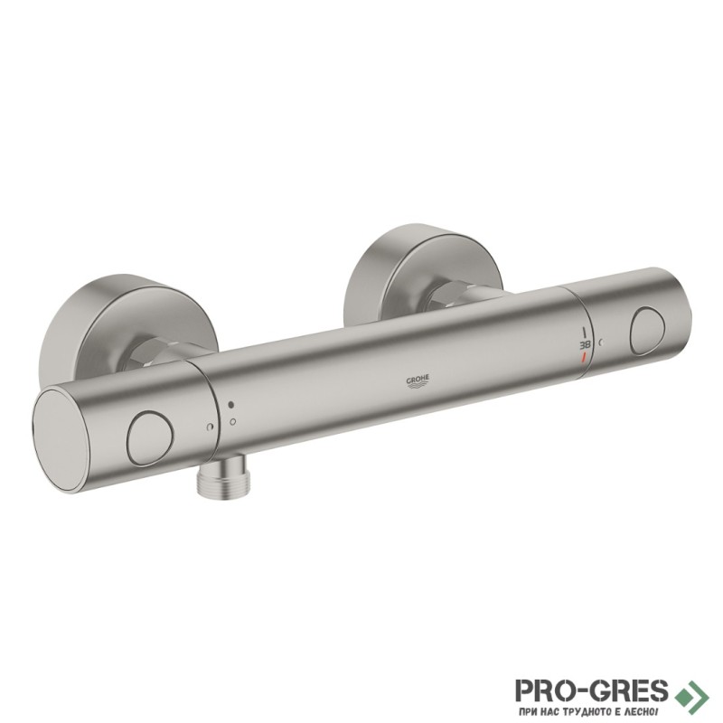 Термостатен смесител за душ,Essence Supersteel, Grohe 34065DC2