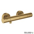 Термостатен смесител за душ,BRUSHED COOL SUNRISE,Essence ,Grohe 34065GN2