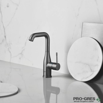 Смесител за мивка L-размер с витло ,Brushed Hard Graphite GROHE ESSENCE 24174AL1