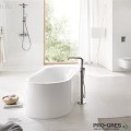 Смесител за вана с ръчен душ,подов монтаж,BRUSHED Hard Graphite, Esence Grohe 23491AL1