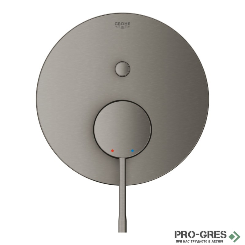 Смесител за вграждане за душ,BRUSHED Hard Graphite,Essence,Grohe 24167AL1