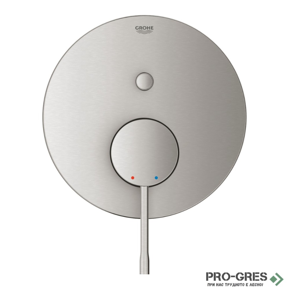 Смесител за вграждане за душ,Essence SuperSteel,Grohe 24167DC1