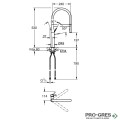 Смесител за мивка, Essence, Grohe 30503KF0