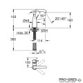 Смесител за мивка М-размер , BRUSHED COOL SUNRISE GROHE ESSENCE 24173GN1