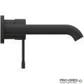 Стенен смесител с тяло за вграждане, черен мат, Essence, Grohe 29192KF1/23571000