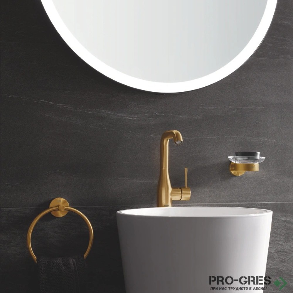 Смесител за мивка М-размер , BRUSHED COOL SUNRISE GROHE ESSENCE 24173GN1