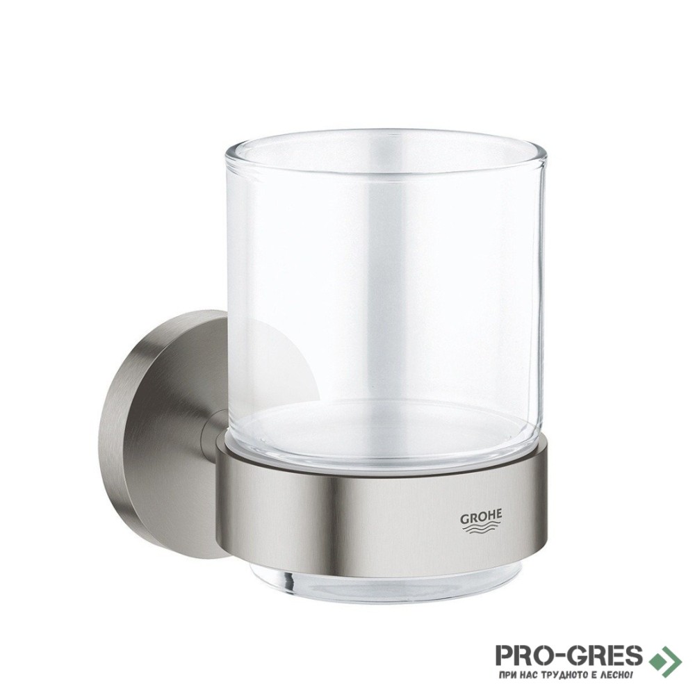 Държач за дозатор,SuperSteel Essentials, Grohe 40369DC1
