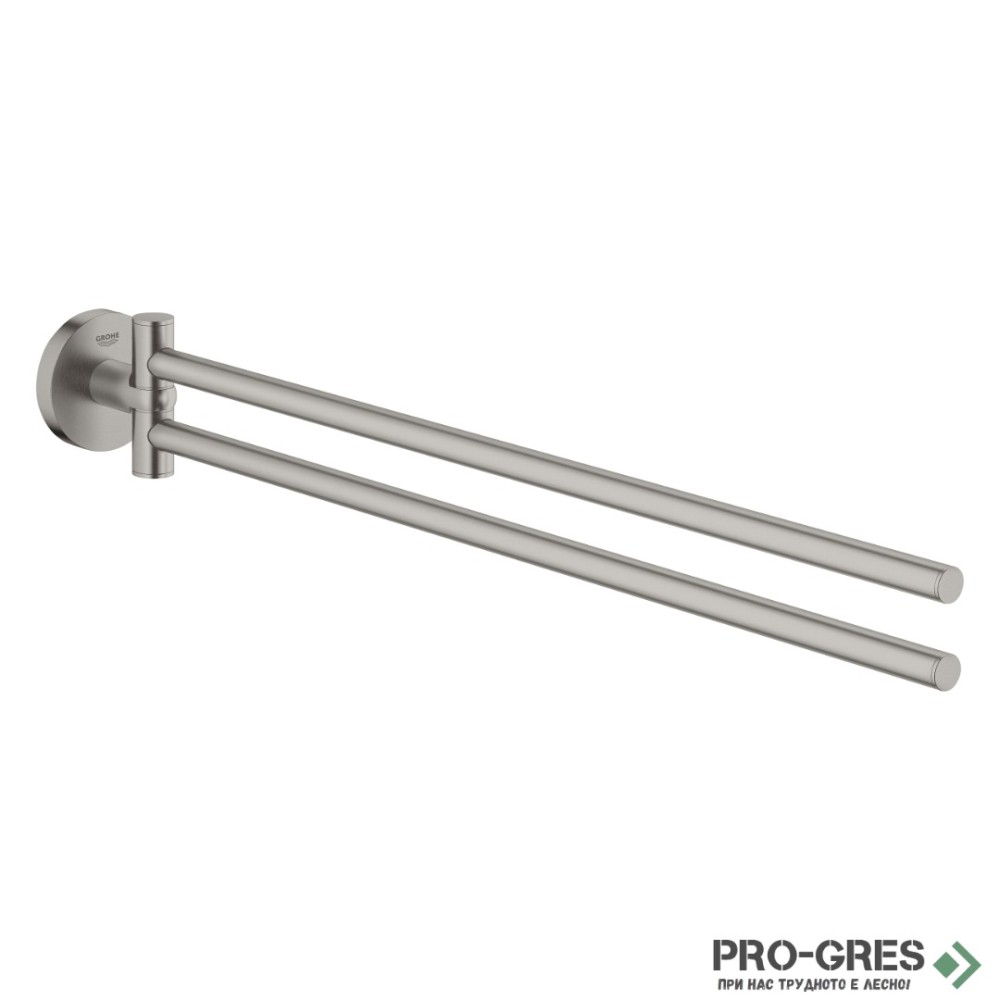 Двоен хавлийник-ножица,SuperSteel Essentials, Grohe 40371DC1