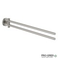 Двоен хавлийник-ножица,SuperSteel Essentials, Grohe 40371DC1