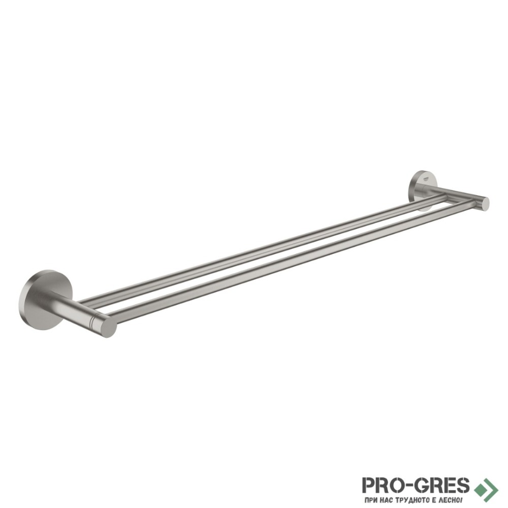 Двоен хавлийник 65см, SuperSteel Essentials, Grohe 40802DC1
