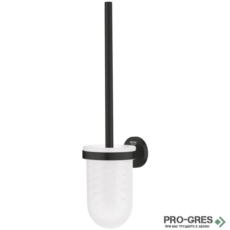 Тоалетна четка, черен мат, Essentials, Grohe 1024682430