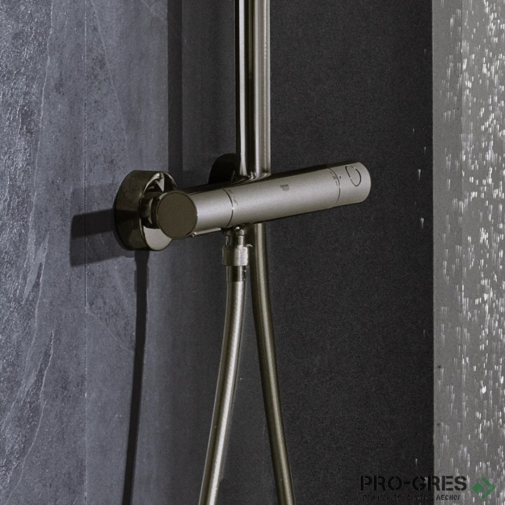 Душ система с термостатен смесител,Brushed Hard Graphite GROHE EUPHORIA 310 26075AL0