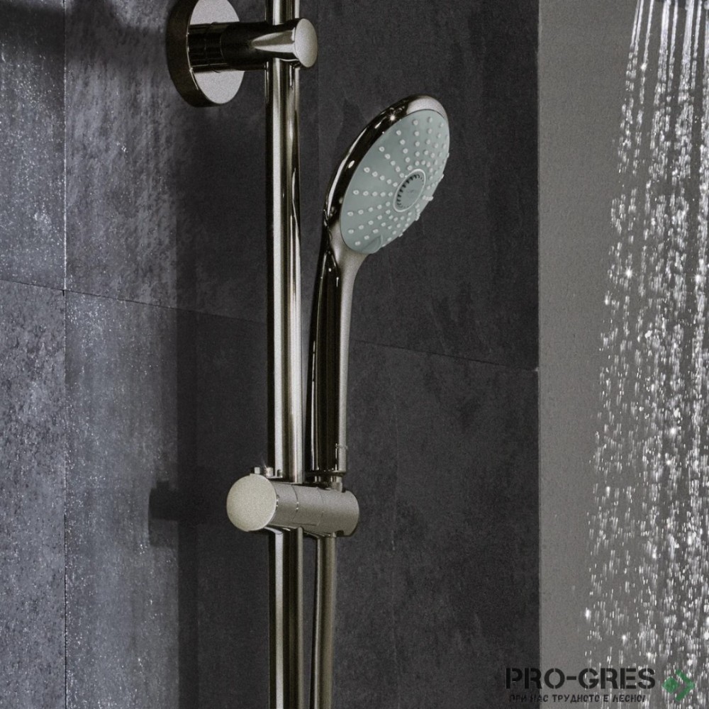 Душ система с термостатен смесител,Brushed Hard Graphite GROHE EUPHORIA 310 26075AL0