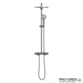Душ система с термостатен смесител,Brushed Hard Graphite GROHE EUPHORIA 310 26075AL0