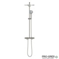 Душ система с термостатен смесител,SuperSteel GROHE EUPHORIA 310  26075DC0
