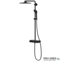 Термостатна душ система, Phantom Black, Euphoria SmartControl System 310 Duo, Grohe 22120KF0