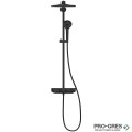 Термостатна душ система, Phantom Black, Euphoria SmartControl System 310 Duo, Grohe 22120KF0