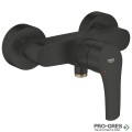 Смесител за душ, стенен, черен мат, Eurosmart, Grohe 335552433
