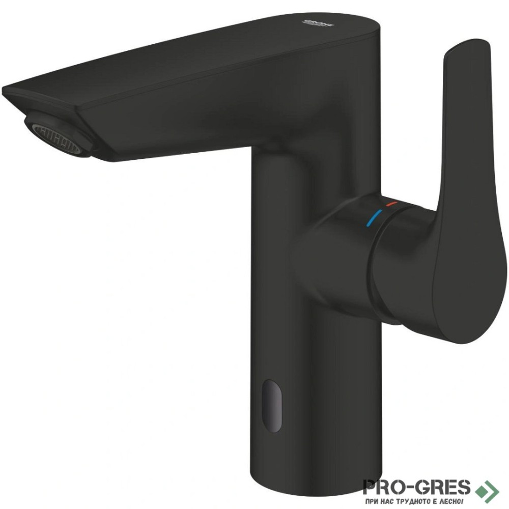 Смесител за умивалник, сензорен, черен мат, 6V Eurosmart, Grohe 239752433
