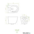 Промо комплект структура с хром бутон Grohe + конзолна чиния Nida CycleOn Laveo Промо комплект структура с хром бутон Grohe + конзолна чиния Nida CycleOn Laveo