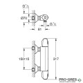 Смесител за душ, термостатен, Grohtherm 1000, Grohe 348142433