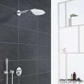 Термостен смесител за вграждане, двупътен, Super Steel Grohtherm SmartControl,Grohe 29119DC0