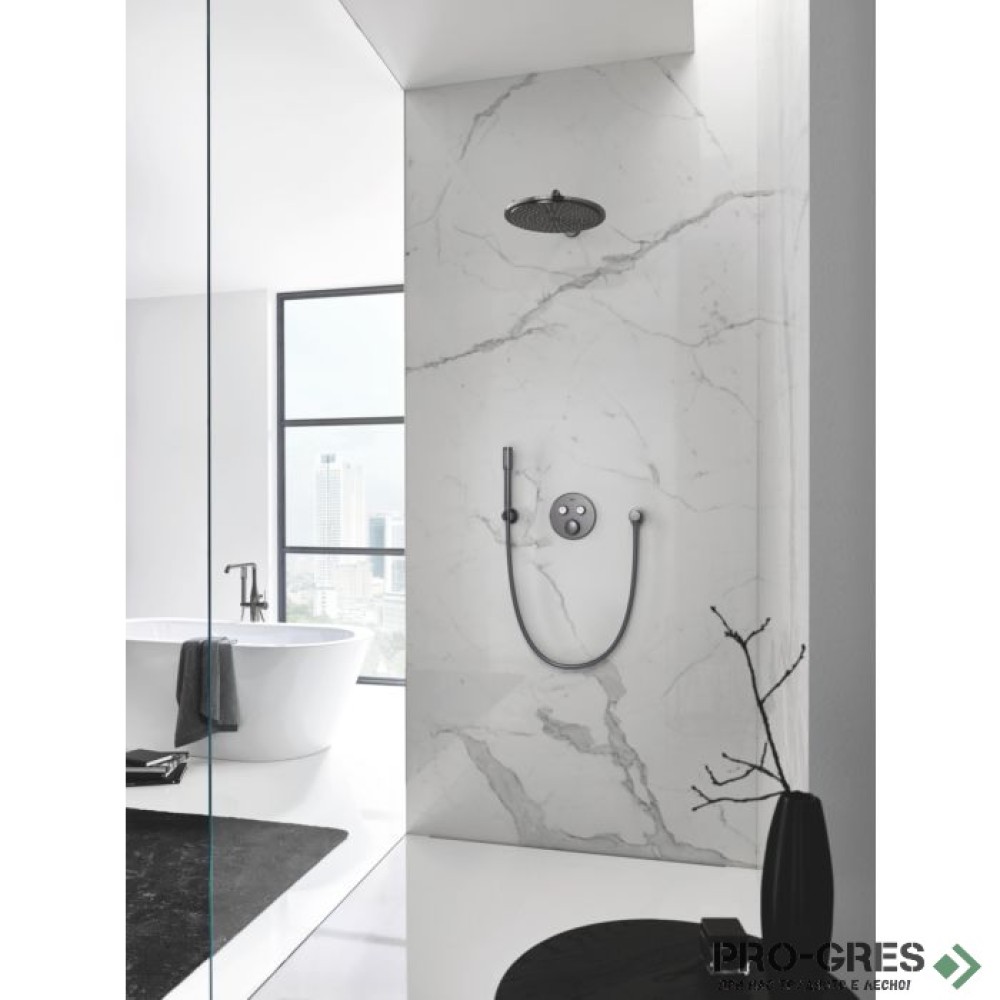 Термостатен смесител,BRUSHED Hard Graphite,Grohe 29119AL0
