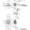 Комплект с термостатен смесител за вграждане,SuperSteel GROHTHERM SMARTCONTROL Grohe 34863DC0