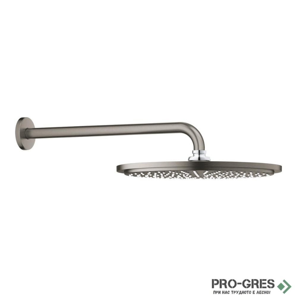 Душ пита с рамо 380мм, Rainshower Cosmopolitan 310,Brushed Hard Graphite,Grohe 26066AL0