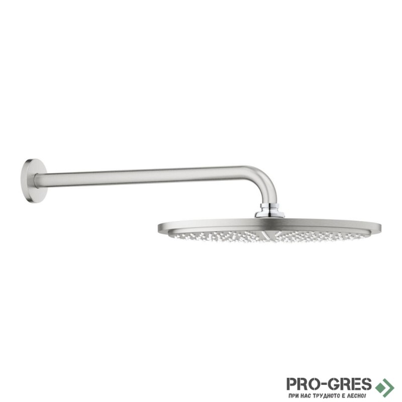 Душ пита с рамо 380мм, Rainshower Cosmopolitan 310 SuperSteel,Grohe 26066DC0