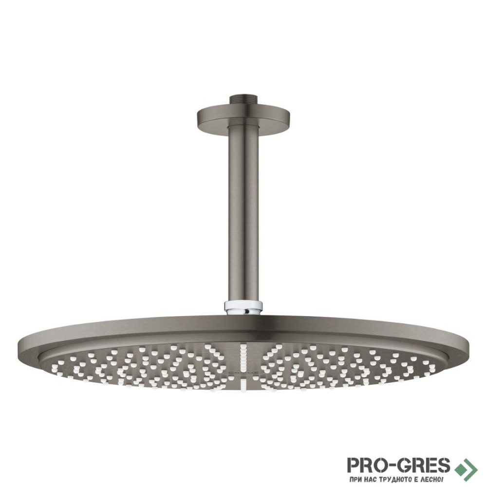 Душ пита с таванно рамо 142мм, Rainshower Cosmopolitan 310 ,Brushed Hard Graphite,Grohe  26067AL0