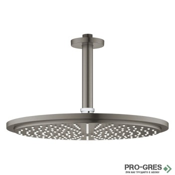 Душ пита с таванно рамо 142мм, Rainshower Cosmopolitan 310 ,Brushed Hard Graphite,Grohe  26067AL0