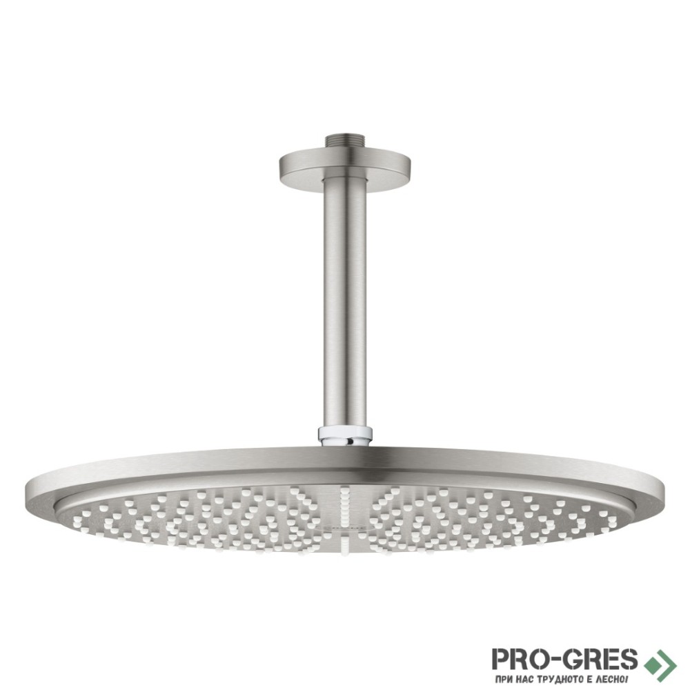 Душ пита с таванно рамо 142мм, Rainshower Cosmopolitan 310 SuperSteel,Grohe  26067DC0