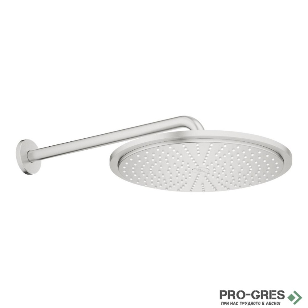 Душ пита с рамо 380мм, Rainshower Cosmopolitan 310 SuperSteel,Grohe 26066DC0