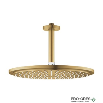 Душ пита с таванно рамо 142мм, Rainshower Cosmopolitan 310 ,BRUSHED COOL SUNRISE,Grohe  26067GN0
