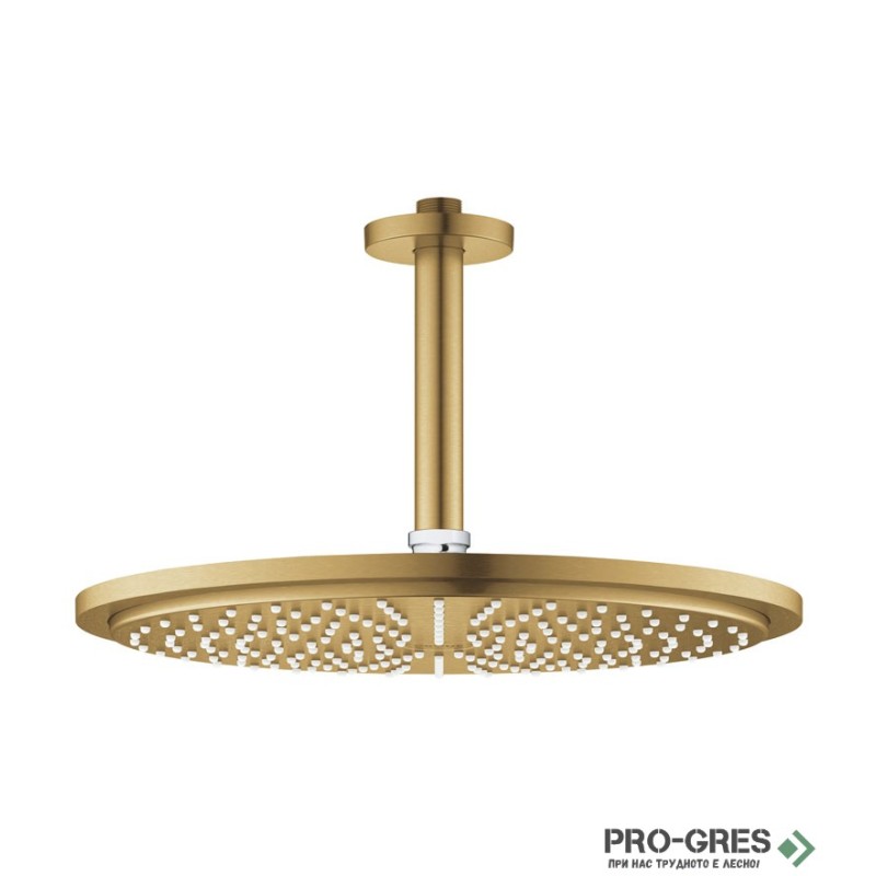 Душ пита с таванно рамо 142мм, Rainshower Cosmopolitan 310 ,BRUSHED COOL SUNRISE,Grohe  26067GN0