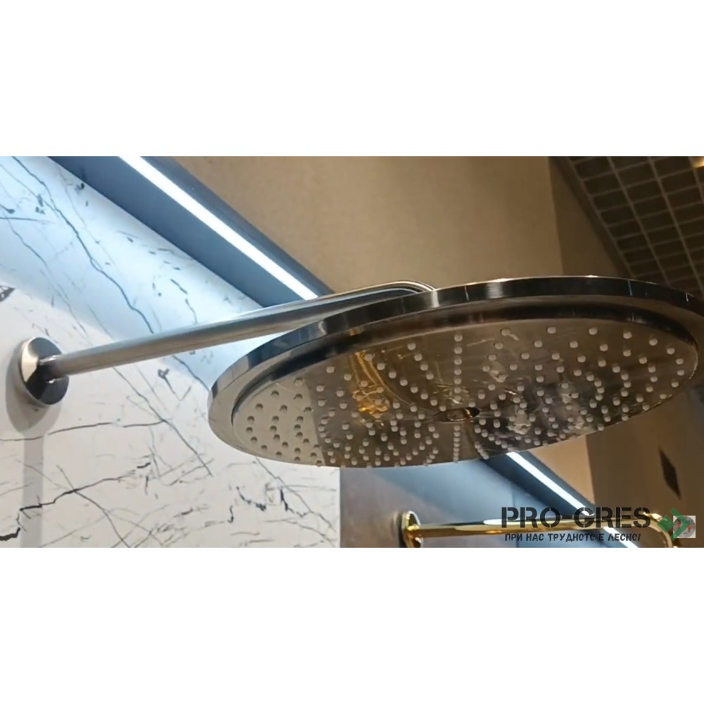 Душ пита с рамо 380мм, Rainshower Cosmopolitan 310,Brushed Hard Graphite,Grohe 26066AL0