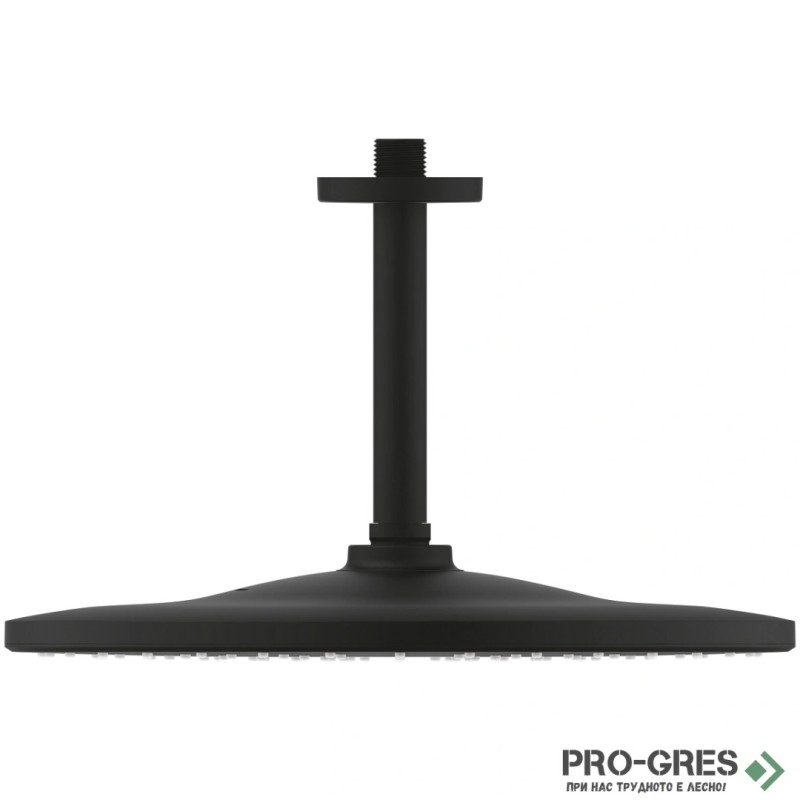 Душ пита с рамо за тавана, черен мат, Rainshower Mono 310, Grohe 22122KF0