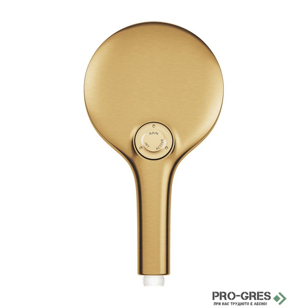 Душ слушалка, с 3 функции, Brushed cool sunrise, Rainshower SmartActive 130, Grohe 26574GN0