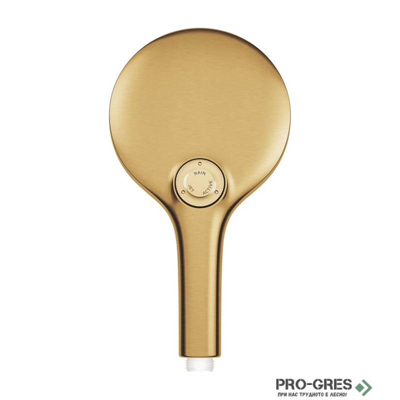 Душ слушалка, с 3 функции, Brushed cool sunrise, Rainshower SmartActive 130, Grohe 26574GN0
