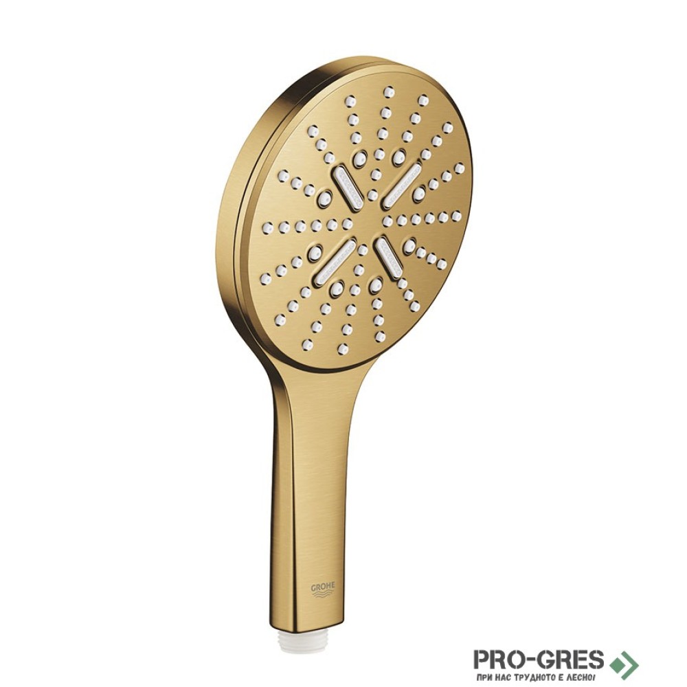 Душ слушалка, с 3 функции, Brushed cool sunrise, Rainshower SmartActive 130, Grohe 26574GN0