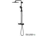 Термостатна душ система, Phantom Black, Rainshower SmartActive 310, Grohe 22119KF0