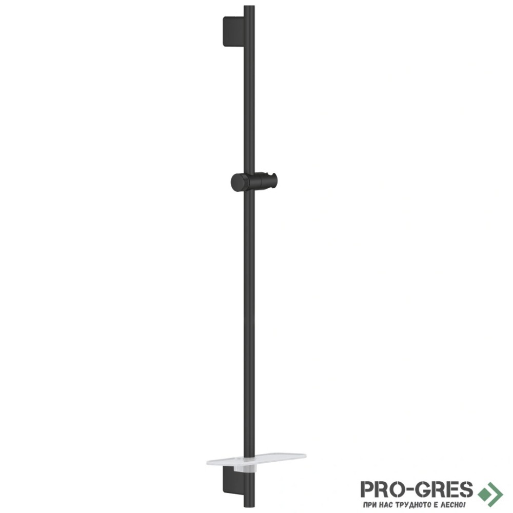 Tръбно окачване, за душ, черен мат, Rainshower SmartActive, Grohe 22125KF0
