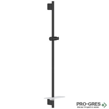 Tръбно окачване, за душ, черен мат, Rainshower SmartActive, Grohe 22125KF0