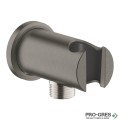 Стеннен държач за ръчен душ с водна връзка 1/2",Brushed Hard Graphite,Rainshower, Grohe  26658AL0