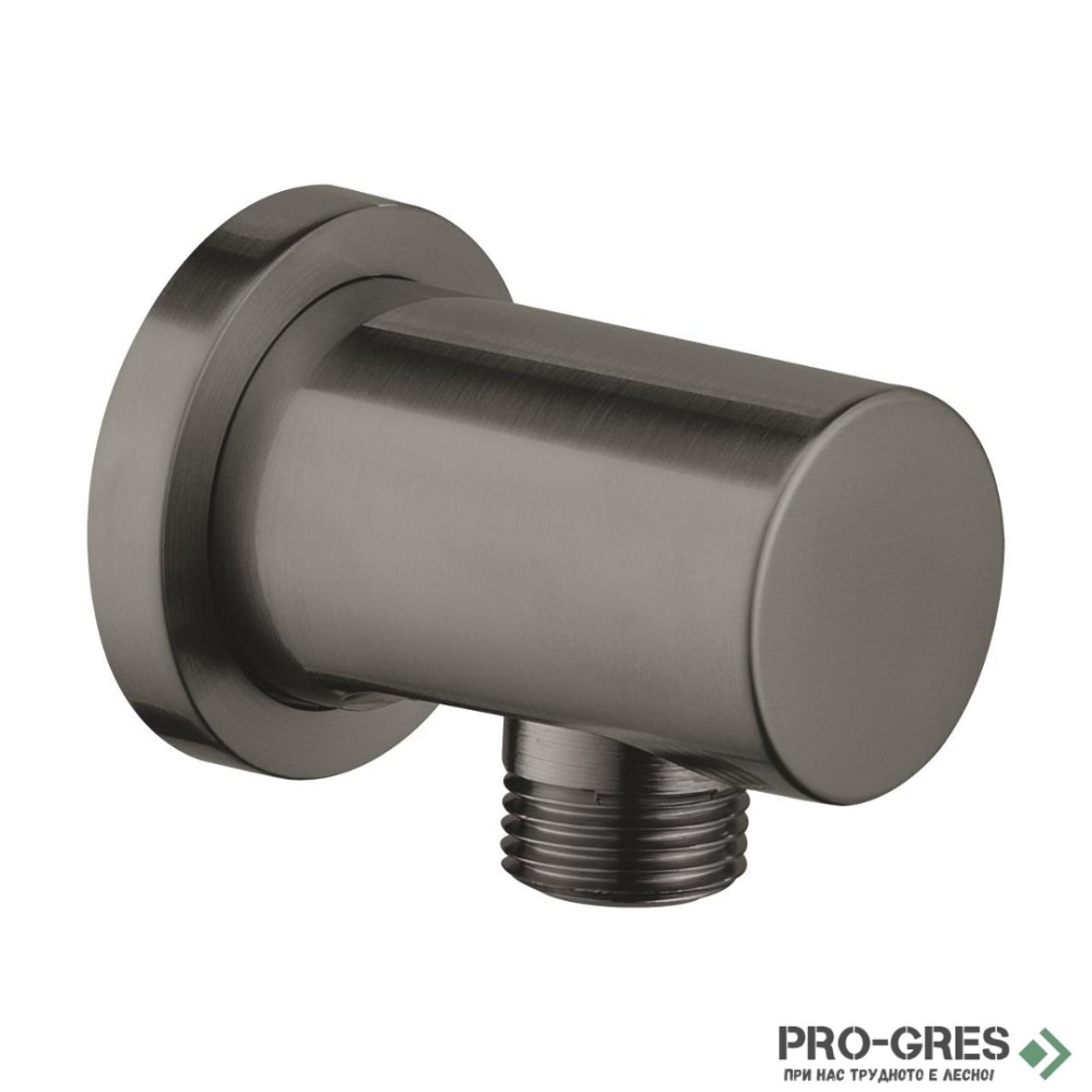 Стенно коляно,Brushed Hard Graphite,Rainshower, Grohe 27057AL0
