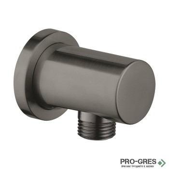 Стенно коляно,Brushed Hard Graphite,Rainshower, Grohe 27057AL0